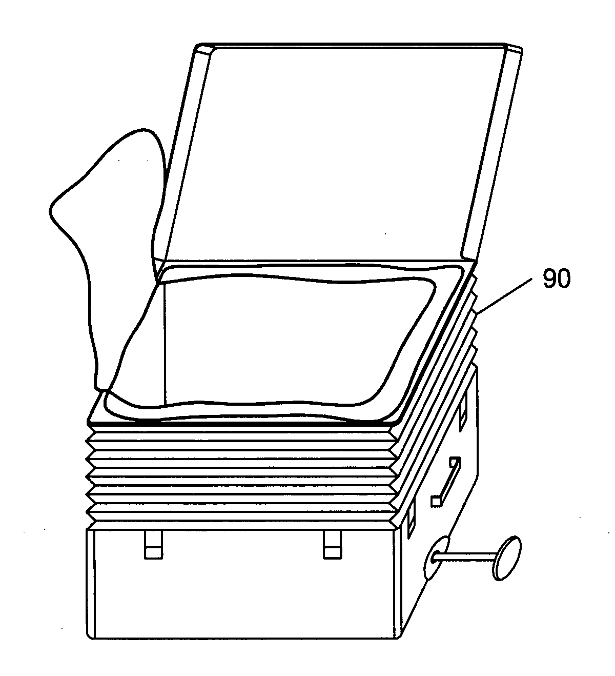 Luggage Comprising a Vacuum Device