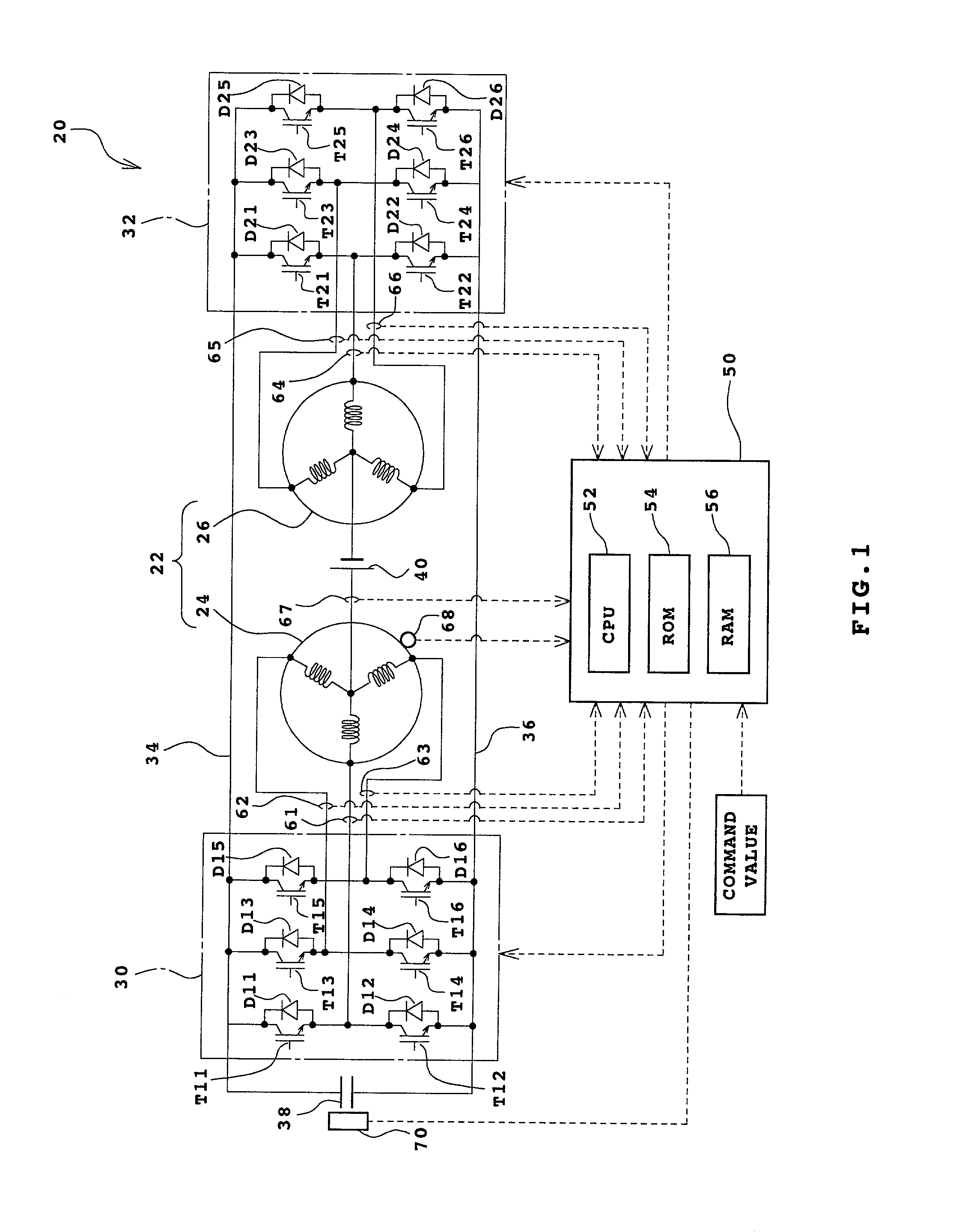 Driving apparatus, power output apparatus, and control method