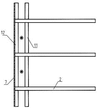 Connection node and construction method of wall and floor grille of prefabricated wood structure house