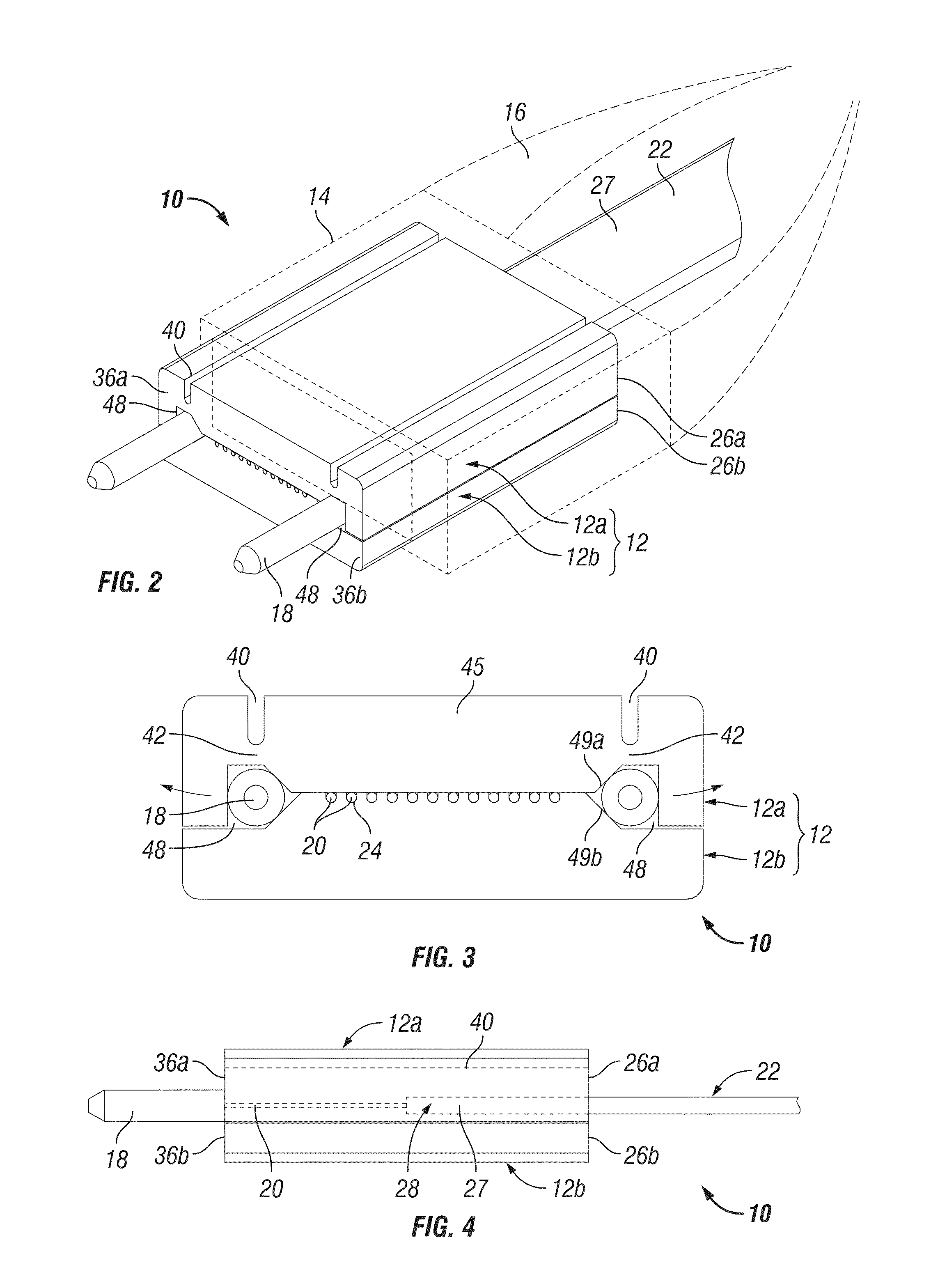 Ferrule for optical fiber connector having a compliant structure for clamping alignment pins