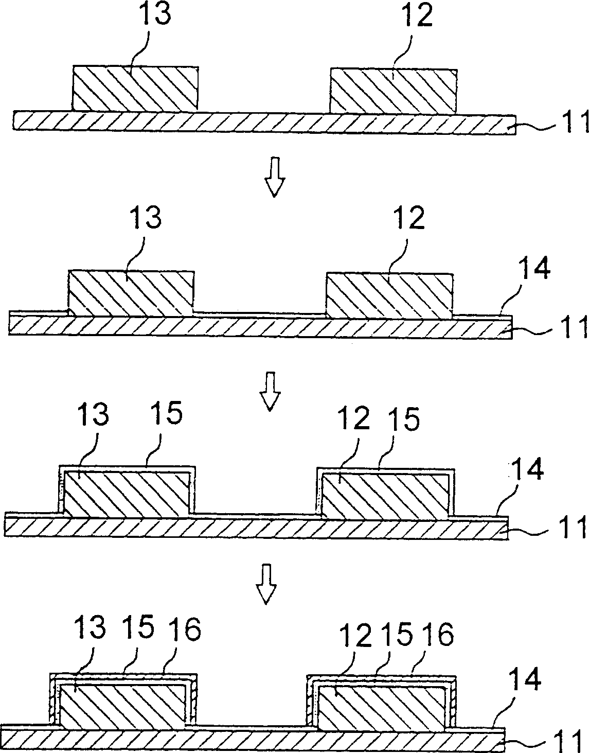 Alloy plating liquid for modular printed circuit board surface treatment