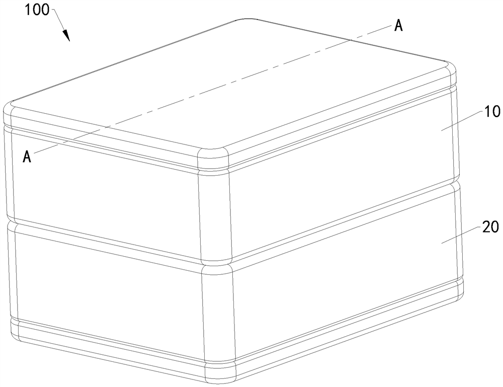 RF transmission components and electronic equipment