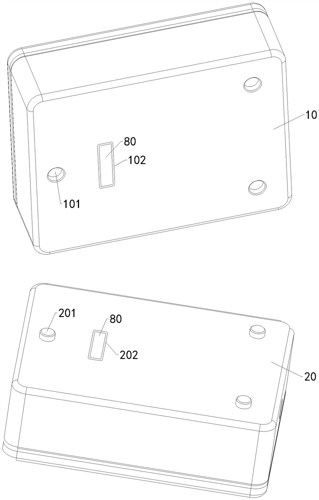 RF transmission components and electronic equipment