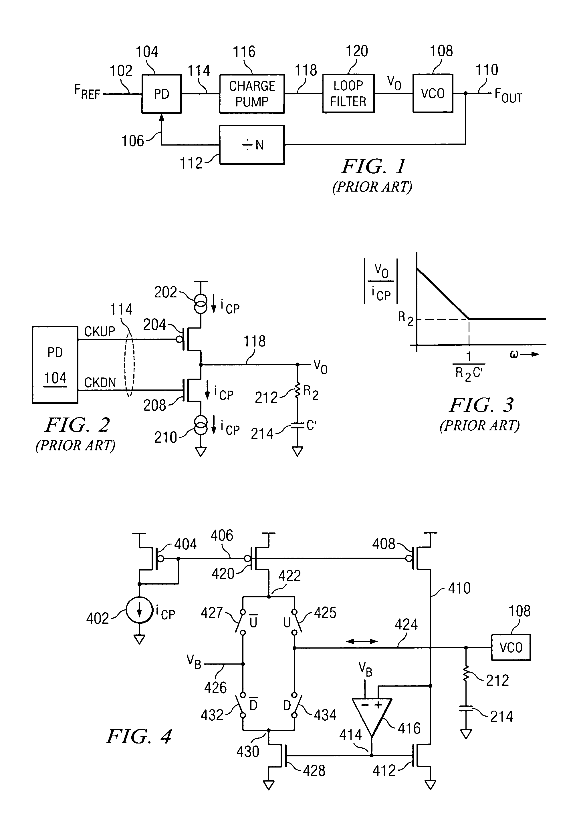 Integrated PLL loop filter and charge pump