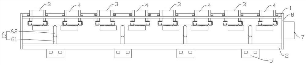 Pressure test switching device, system and method