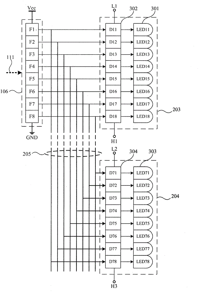 Multi-frequency scanning infrared touch device