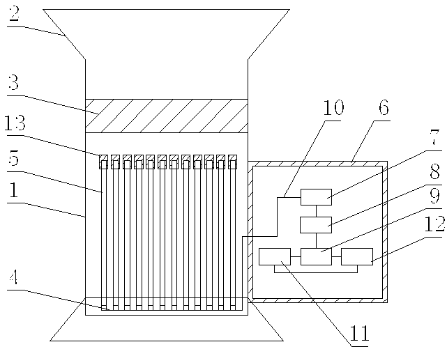 Wind-energy piezoelectric conversion generator by using vortex-induced vibration