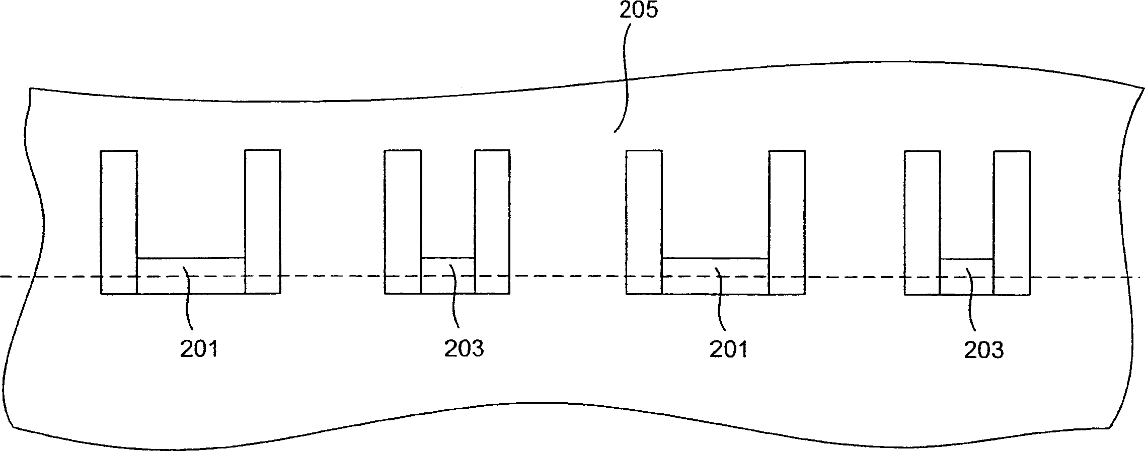 Electrical lapping guide embedded in a shield of a magnetic head