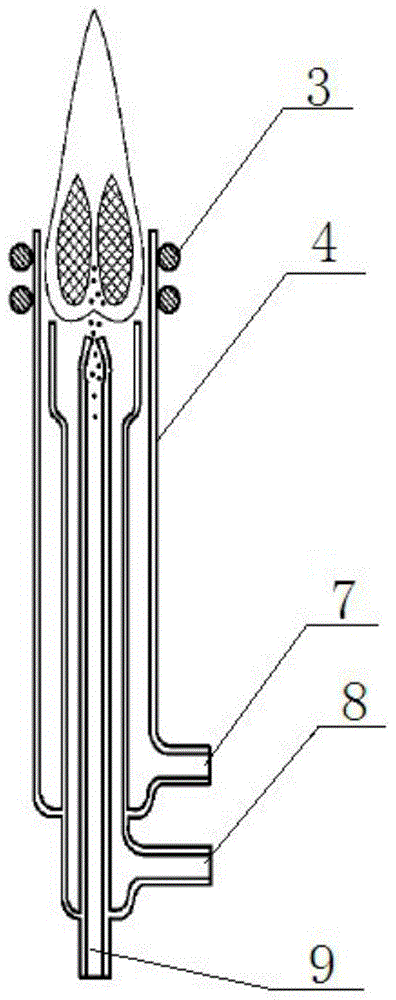 Vertical processing method and device for large-aperture high-steep space optical aspheric mirror