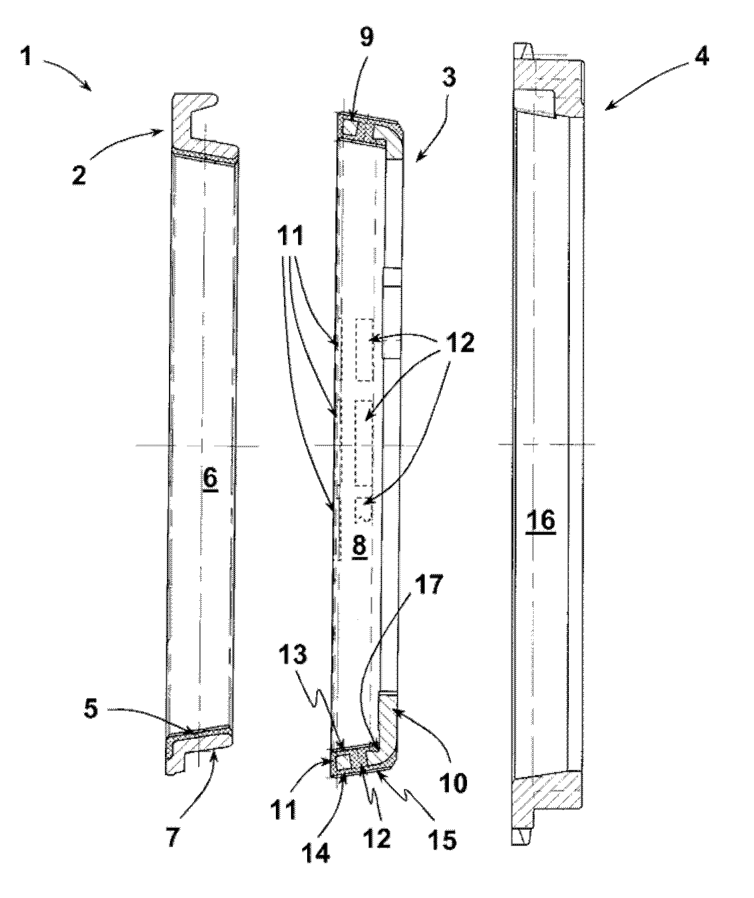 Synchronizing ring assembly and method for forming the friction linings of a synchronizing ring