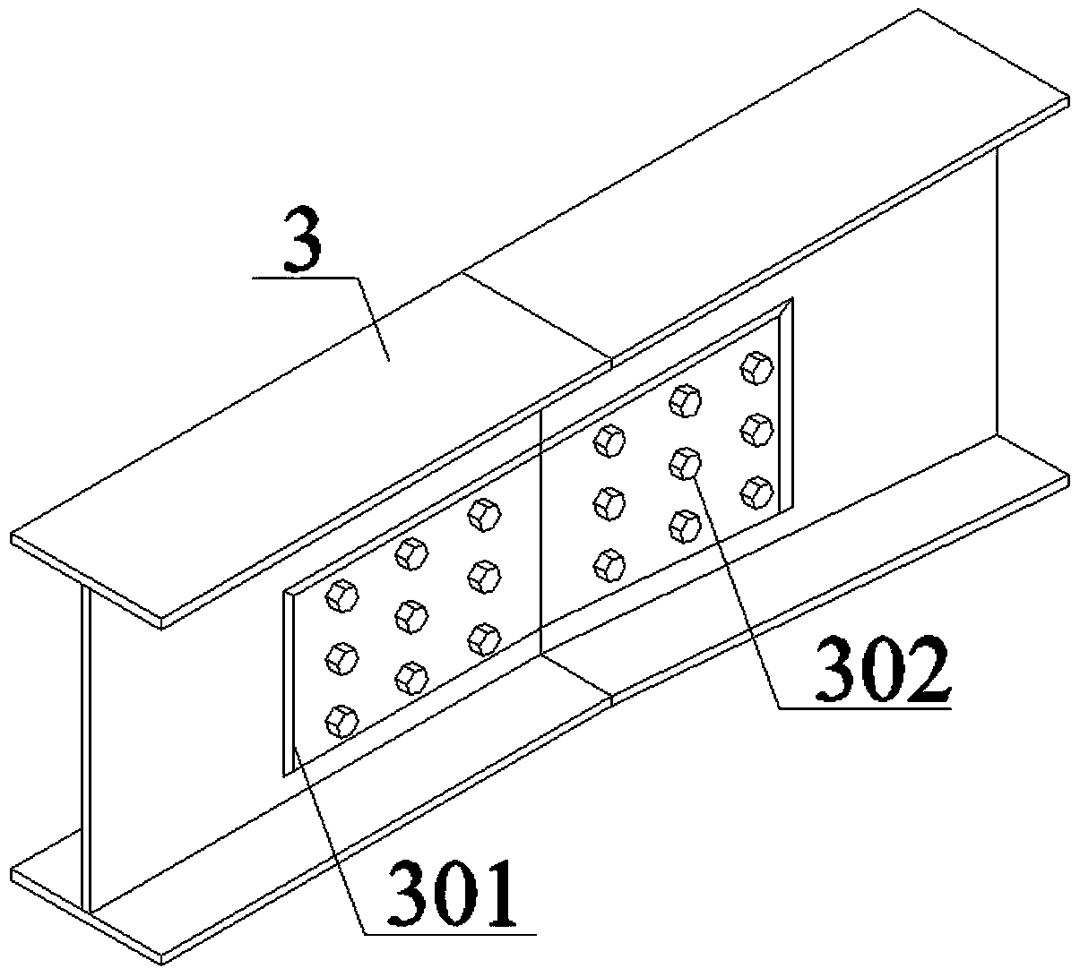 Fabricated steel supporting device of irregular foundation pit and construction application method of fabricated steel supporting device