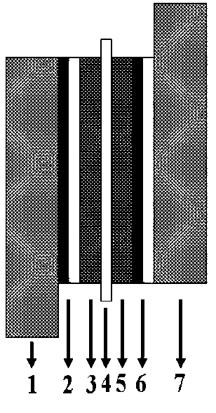 Polar plate-free micro-methanol fuel cell membrane electrode and preparation method thereof