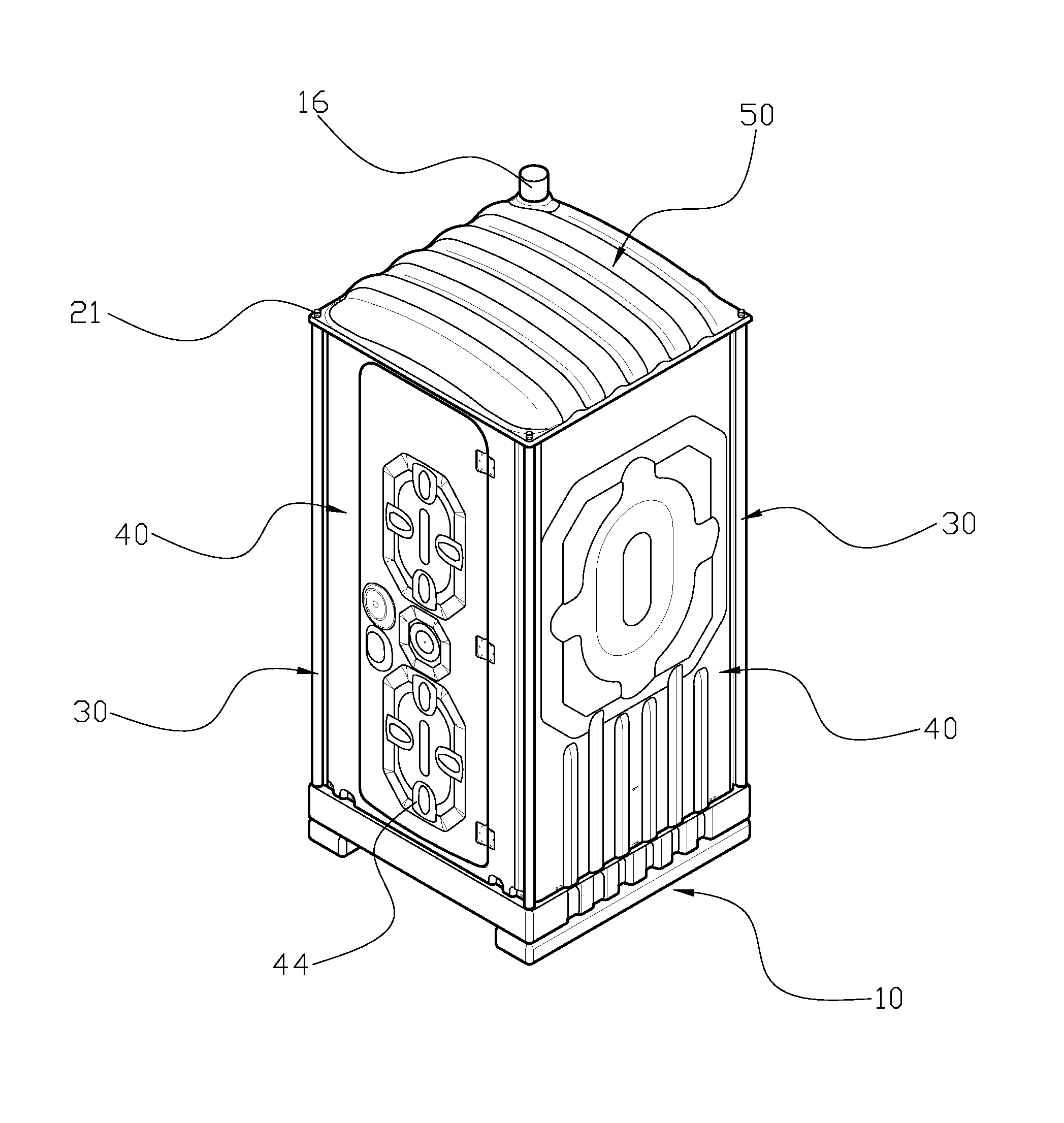 Mobile toilet structure