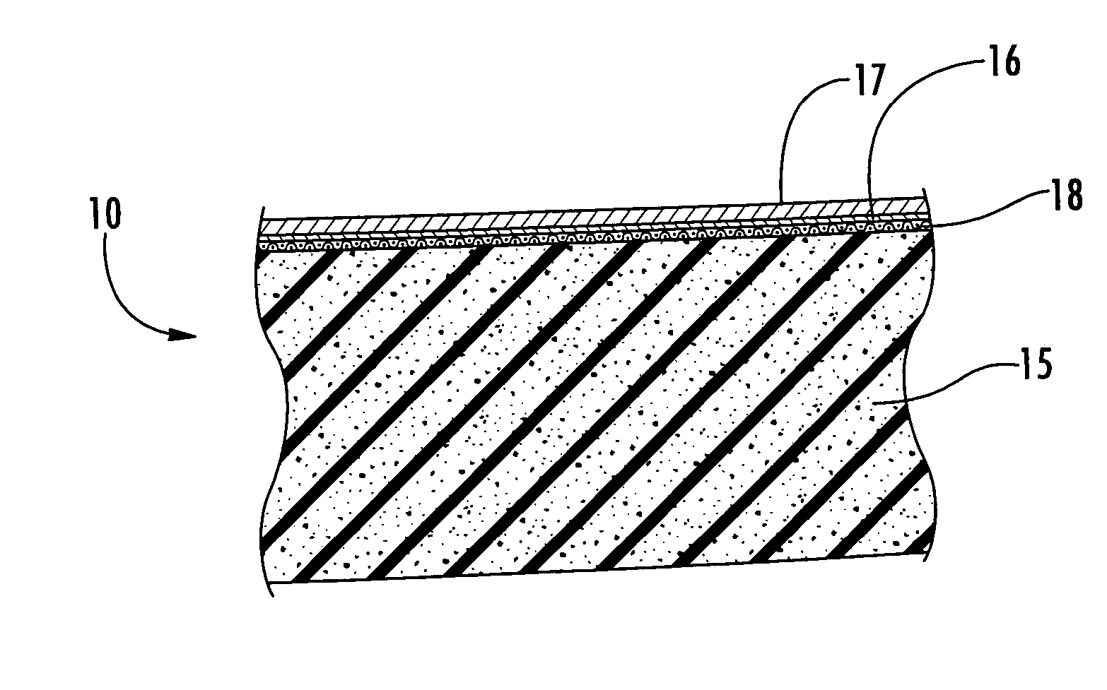 Polyolefin foam composite material