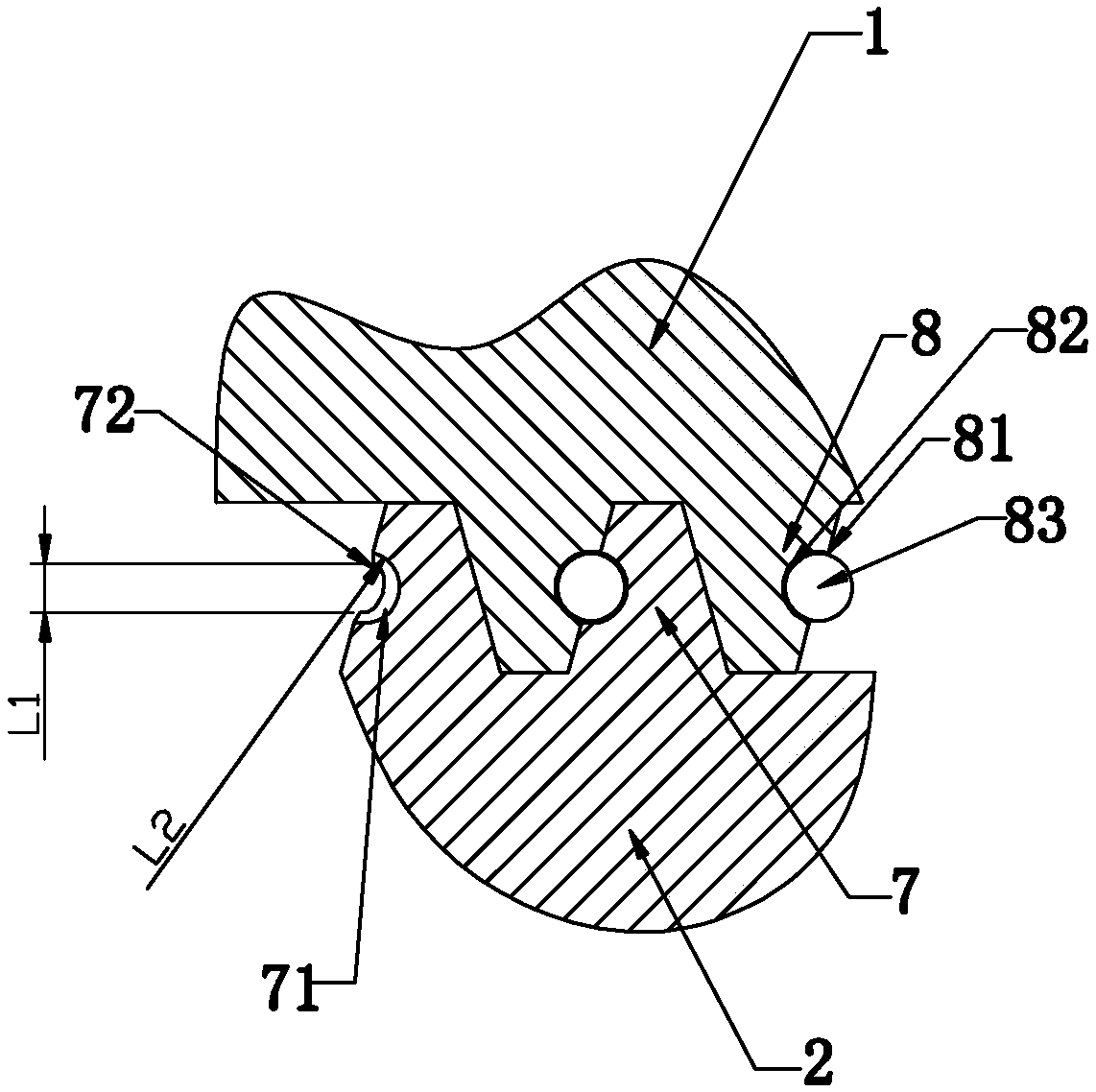 Hydraulic cylinder self-locking mechanical mechanism for cleaning container and self-locking method of hydraulic cylinder self-locking mechanical mechanism