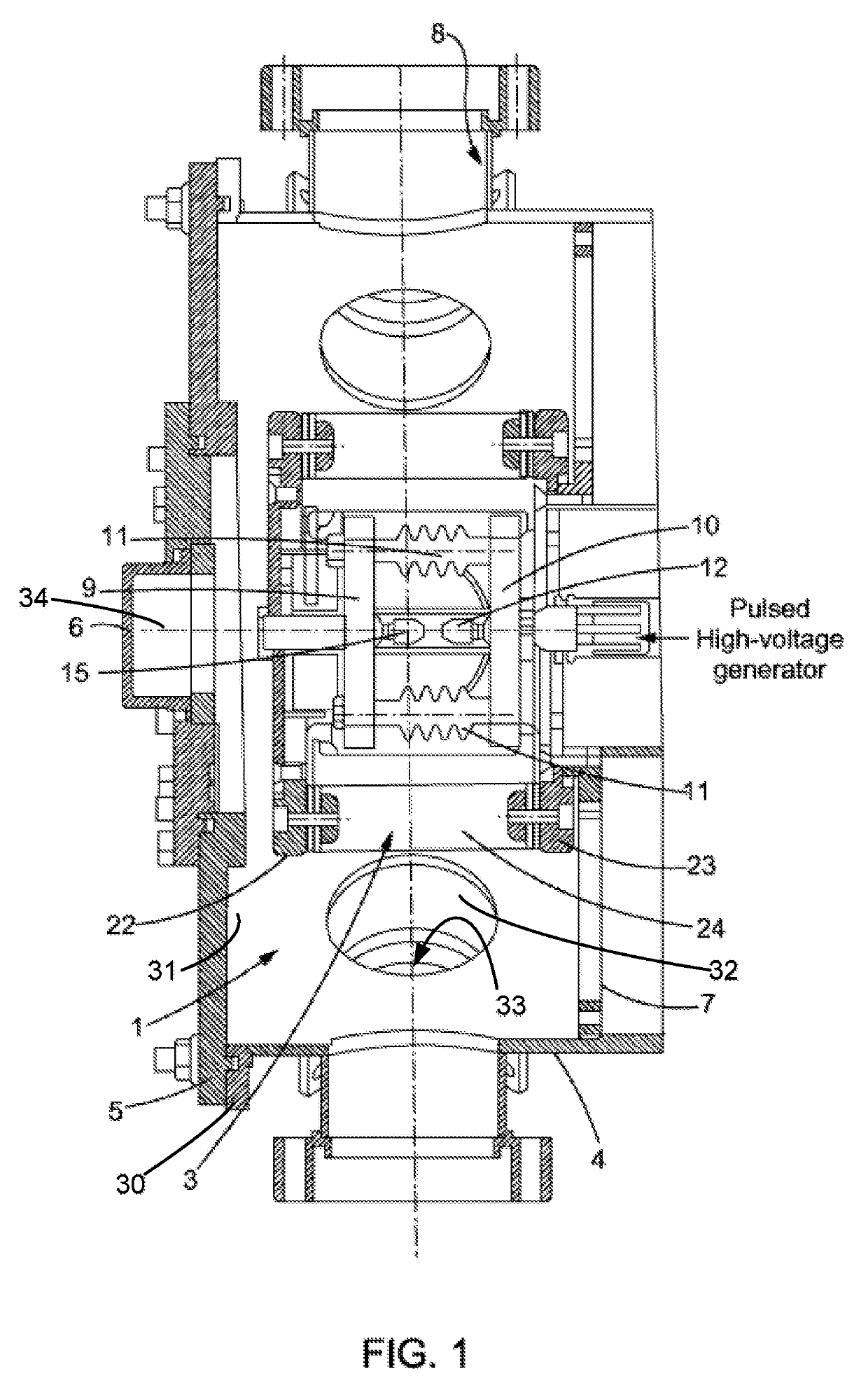 Relativistic Vacuum Diode for Focusing of Electron Beam