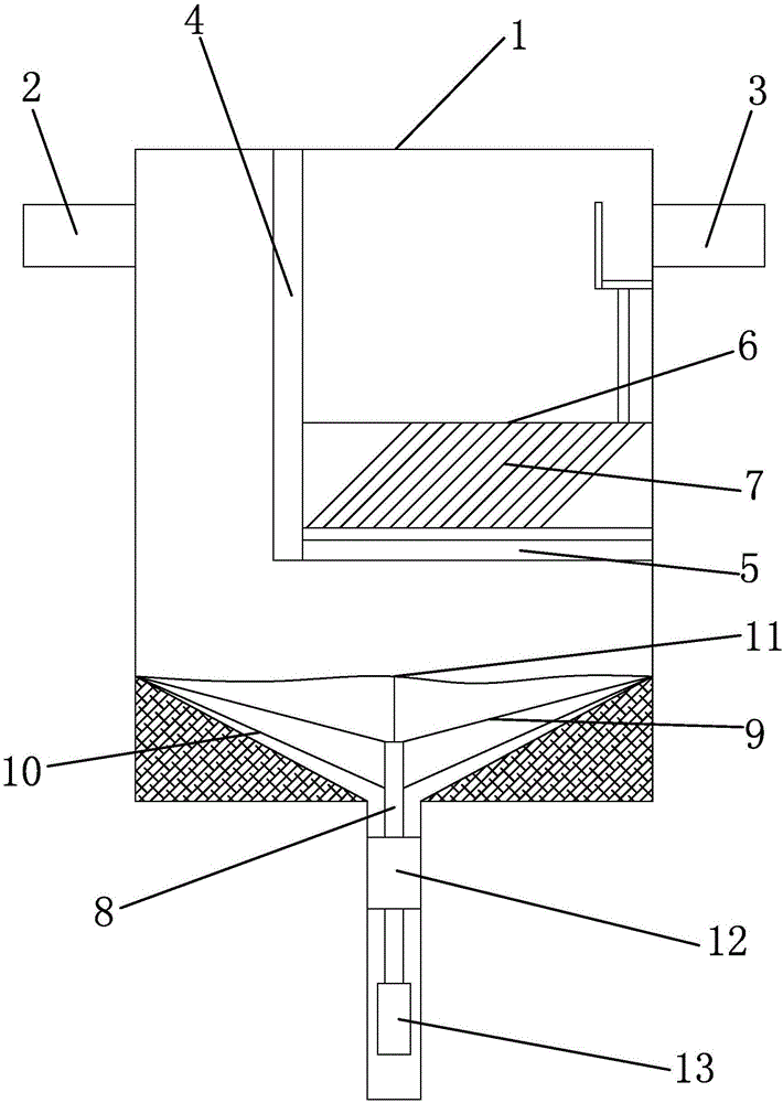 Printing and dyeing waste water treating system