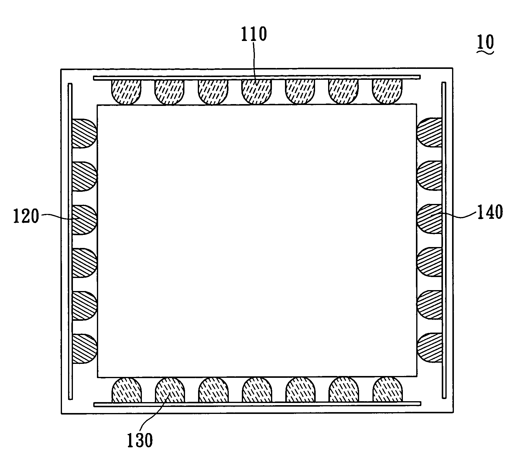 White light LED assembly