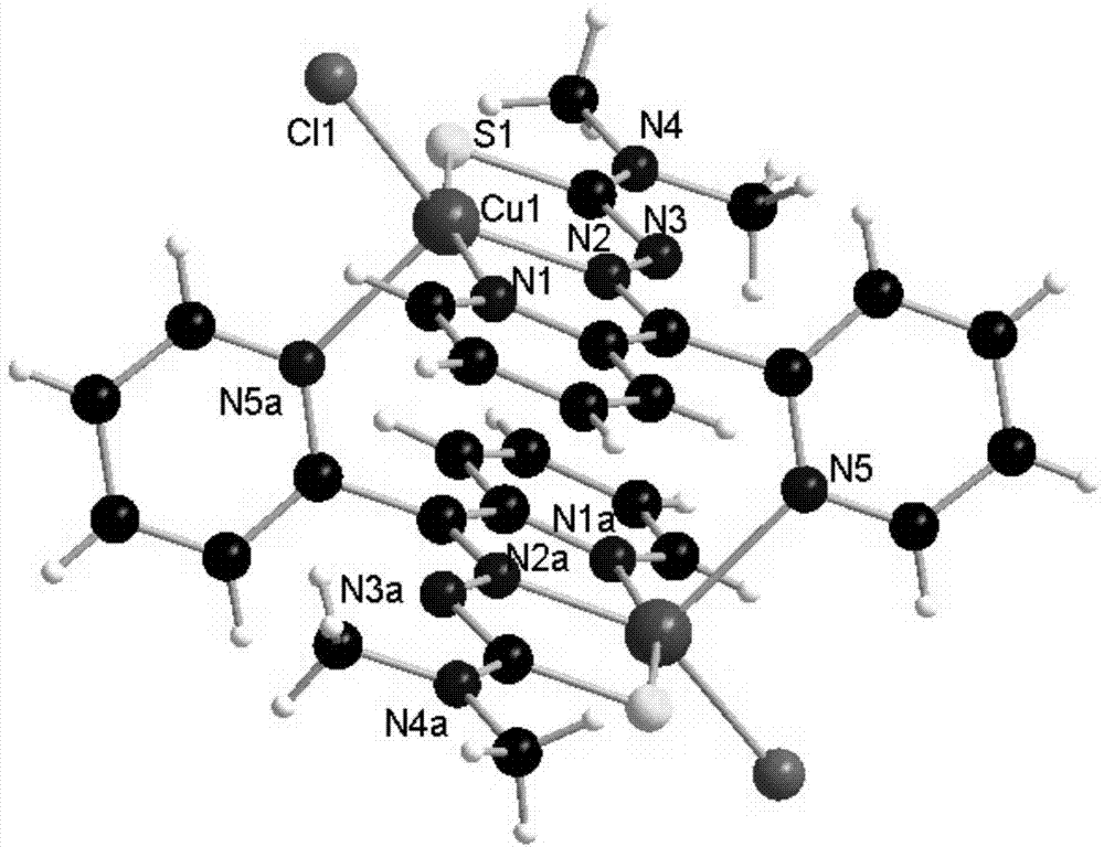 Copper metal complex and compound of copper metal complex and human serum albumin, as well as synthesis methods and application of copper metal complex and compound