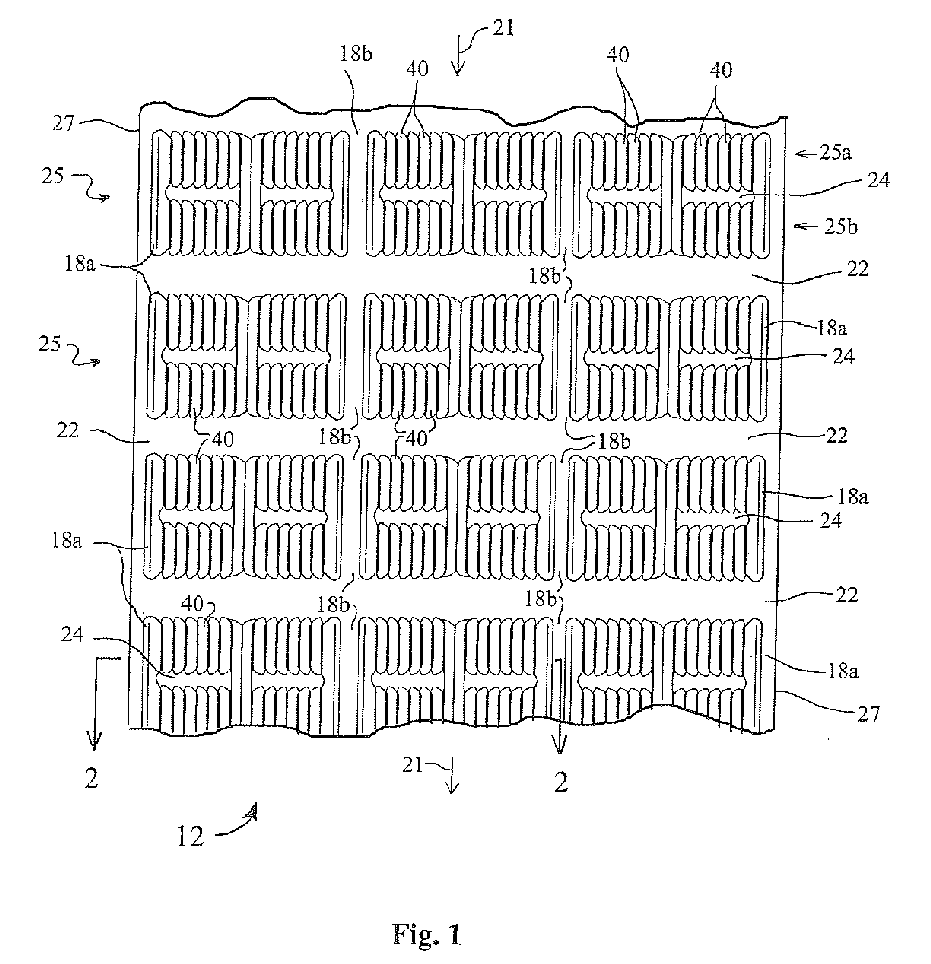 Heat exchanger fin with ribbed hem