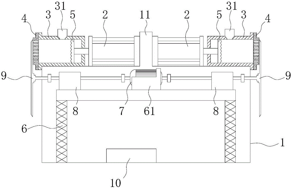 Double-effect biomass fuel forming granulator