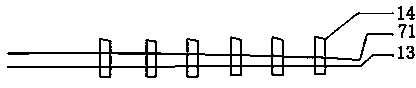 Detective vehicle-mounted weighing system and installing technology thereof based on I-shaped weighing sensor