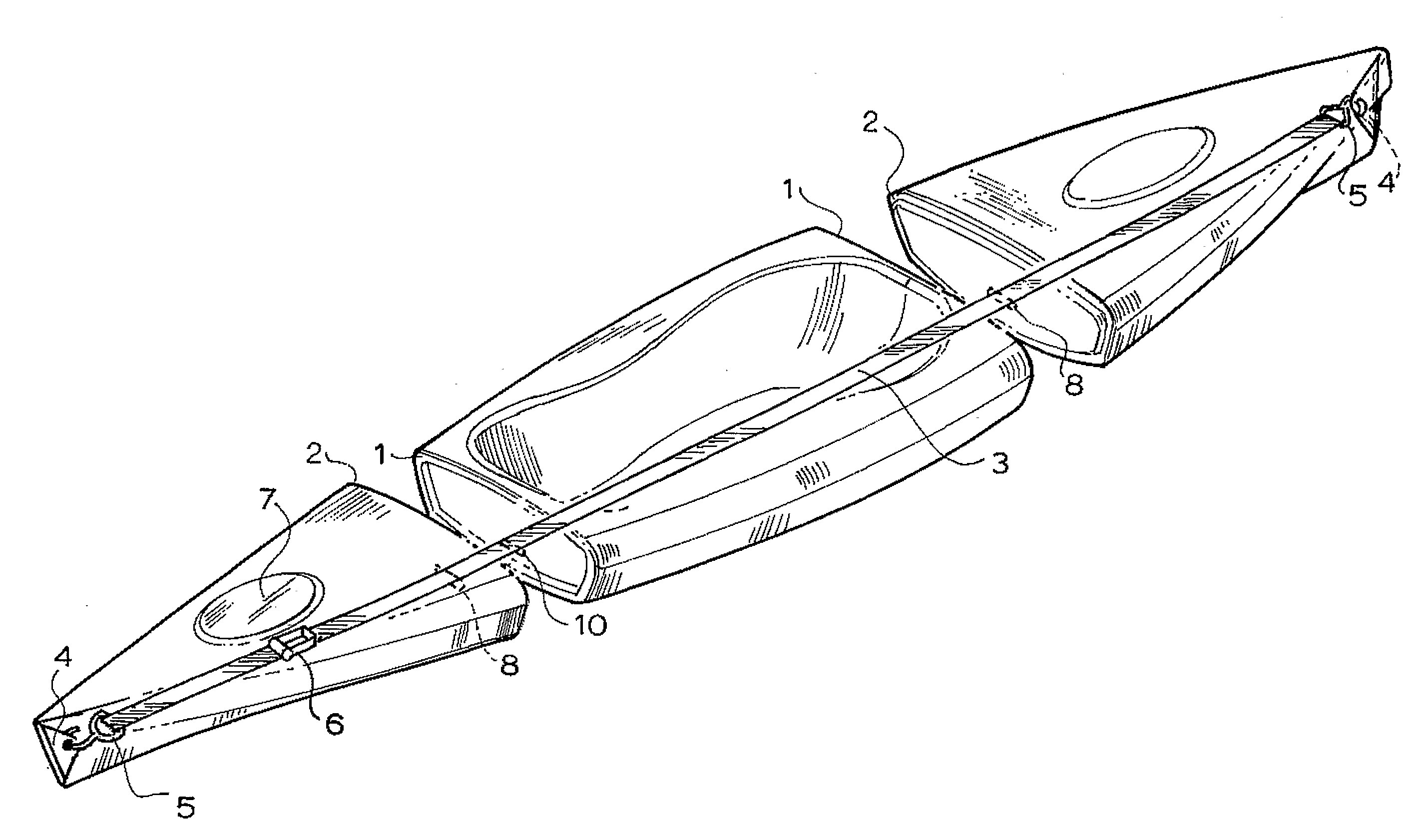 Take apart water craft