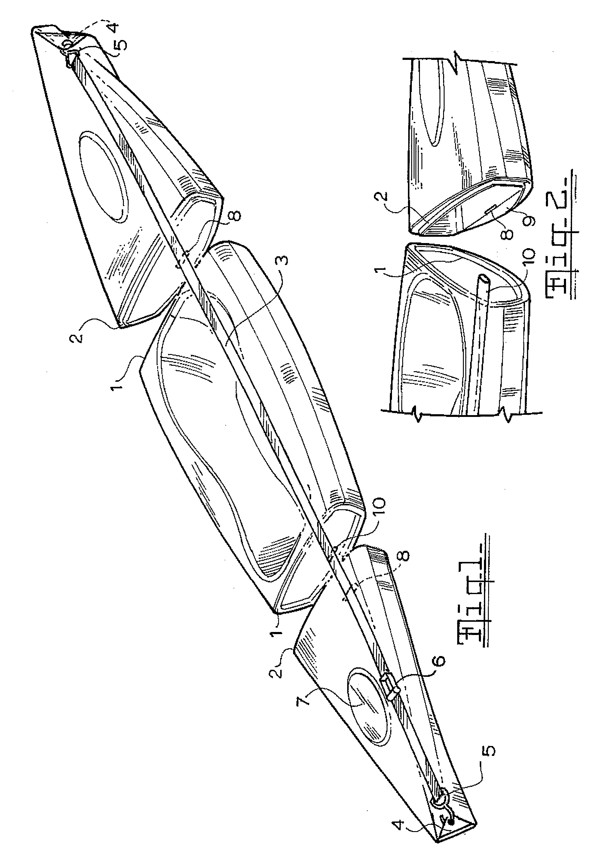 Take apart water craft