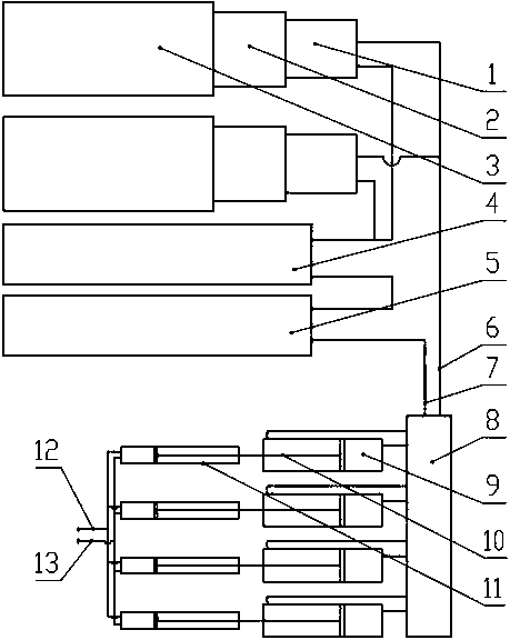 High-power hydraulic drive fracturing pump system