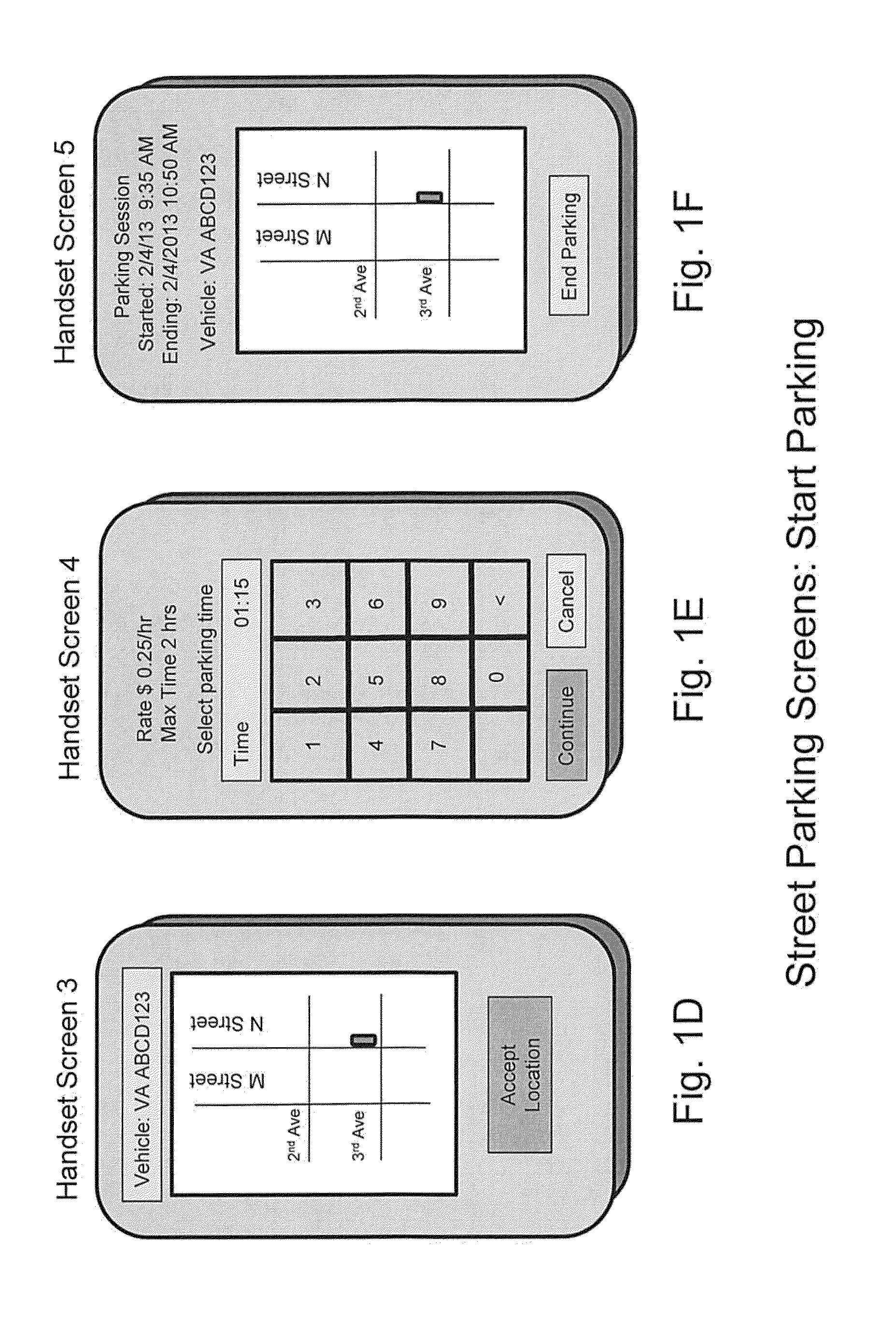 Methods and systems for electronic payment for on-street parking