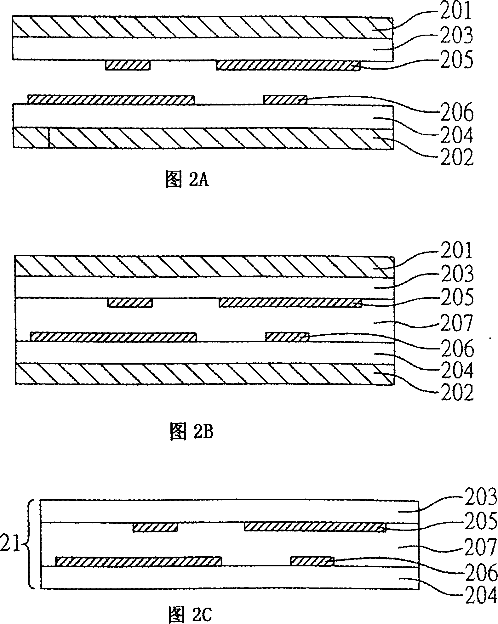 Circuit board structure and making method