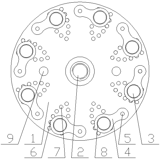 Spinning frame spindle structure with damping effect