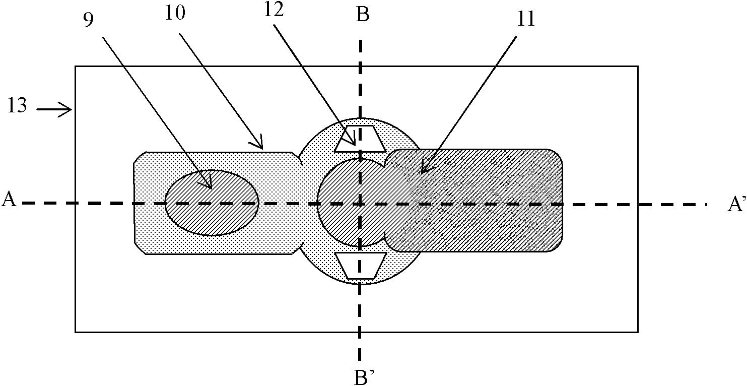 Preset cavity type SOI (silicon on insulator) substrate film bulk acoustic wave filter and manufacturing method thereof