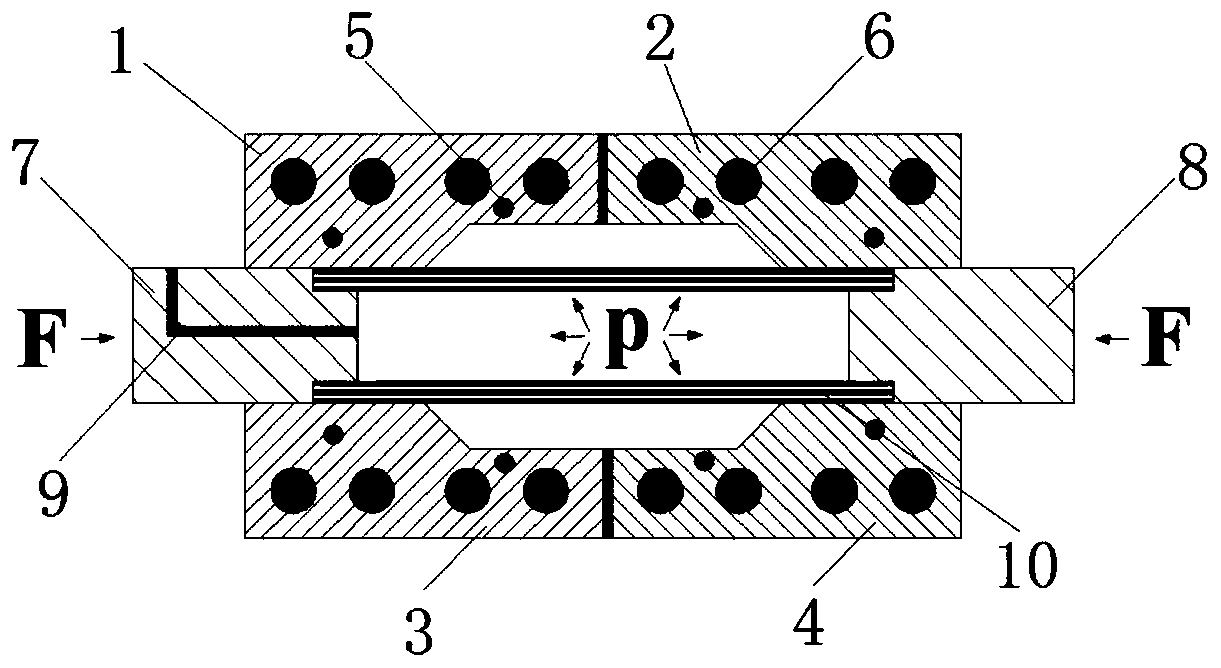 NiAl alloy thin-walled pipe fitting forming and controlling performance integrated method