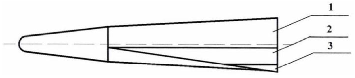 An Aerodynamic Control Arrangement for a Swept Delta Wing Vehicle