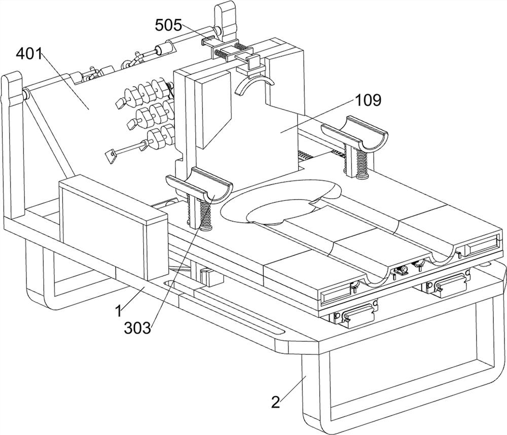 Nursing bed with muscle atrophy preventing function for neurosurgery department