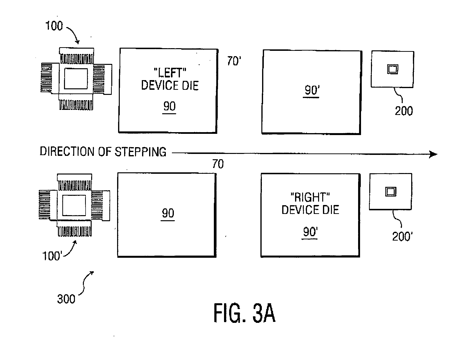 Overlay box structure for measuring process induced line shortening effect