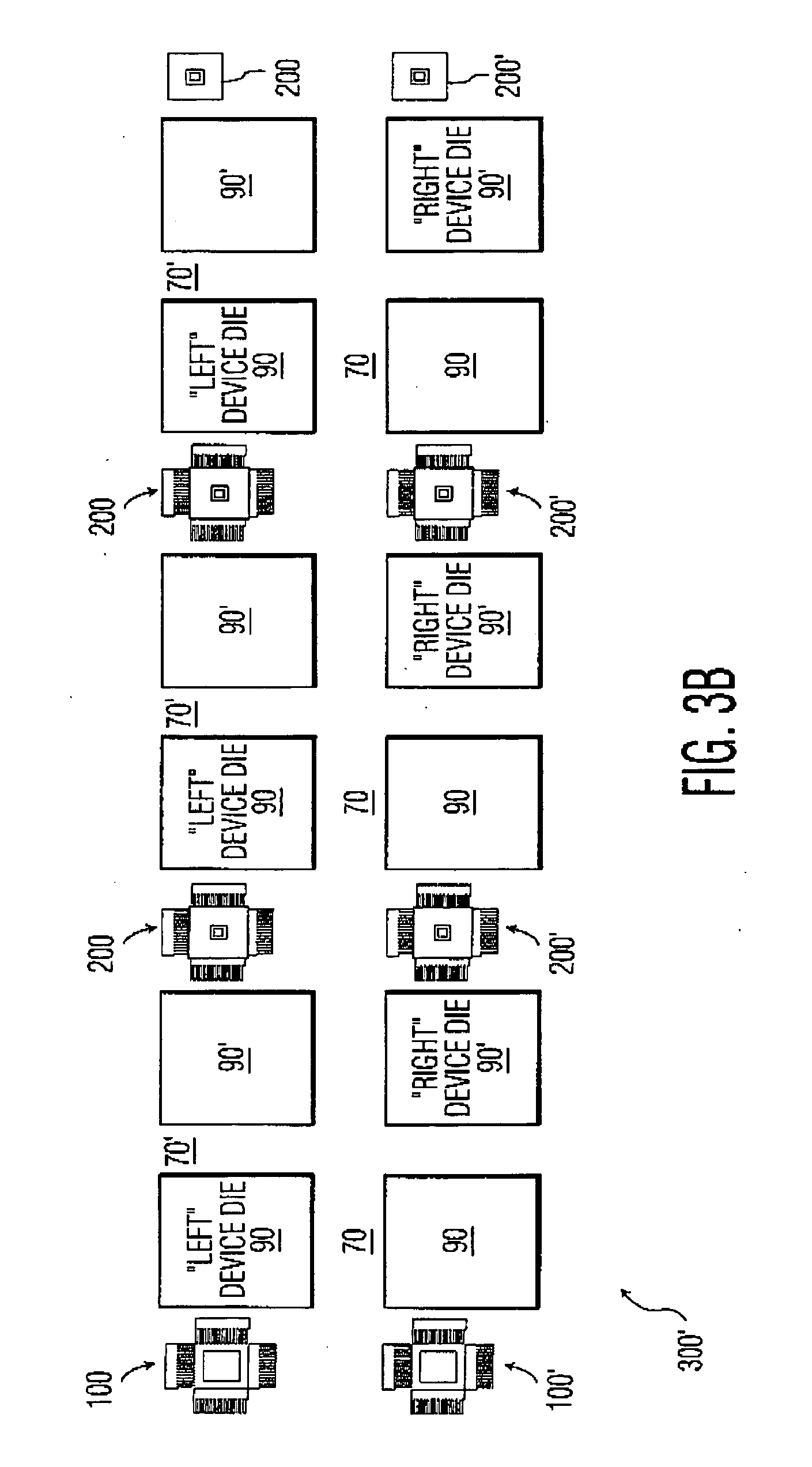 Overlay box structure for measuring process induced line shortening effect