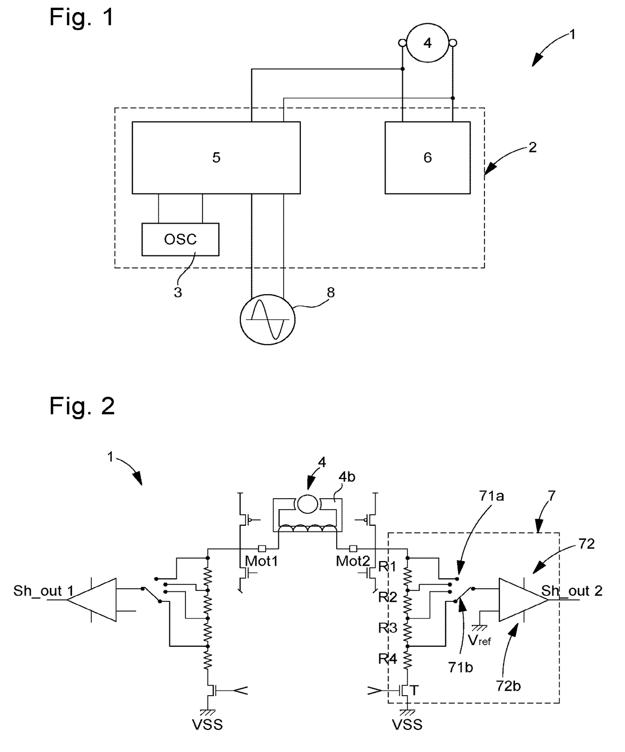 Shock detector circuit and method for operation thereof