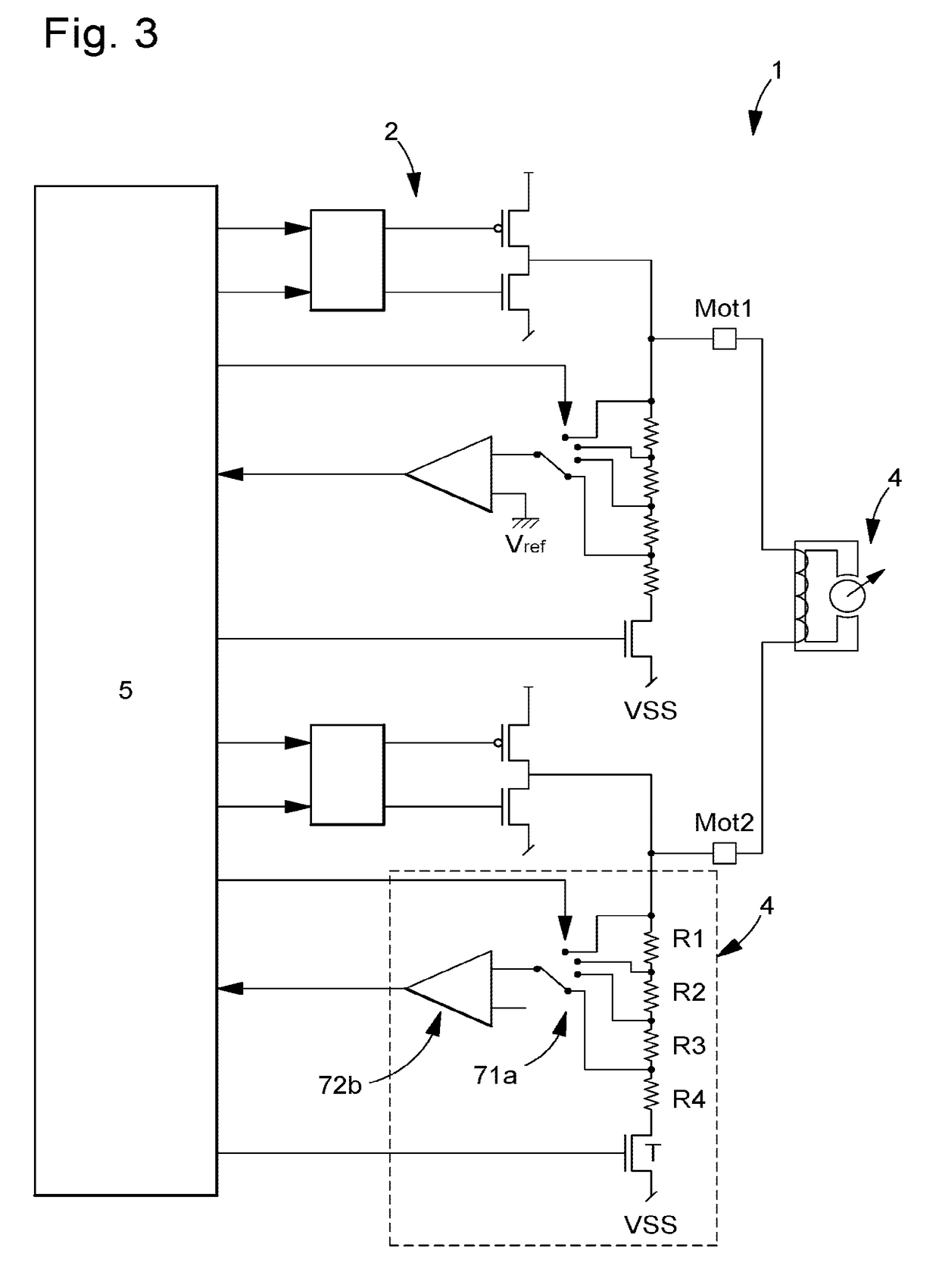 Shock detector circuit and method for operation thereof