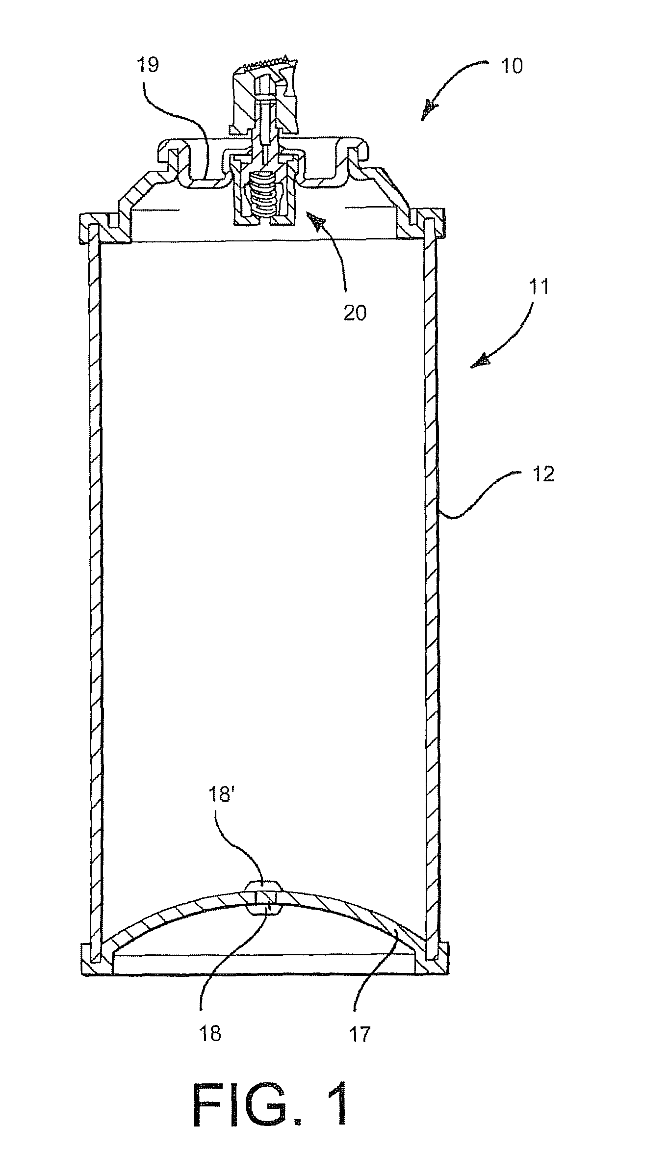 Valve assembly for pressurized dispensers