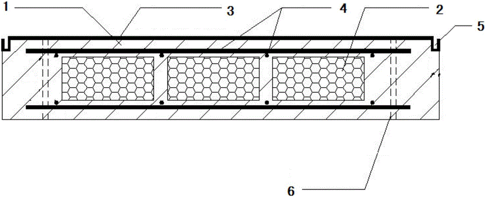 Light concrete precast compound roof board