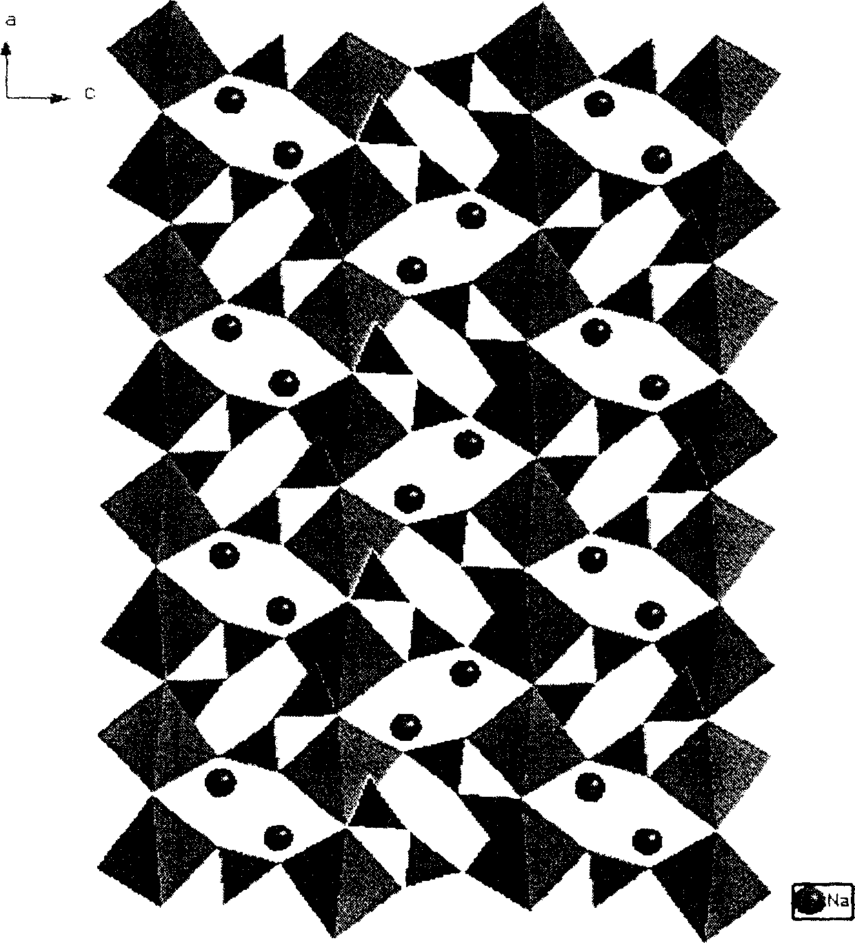 Cerium sodium phosphate crystal material capable of transmitting light of ultraviolet radiation