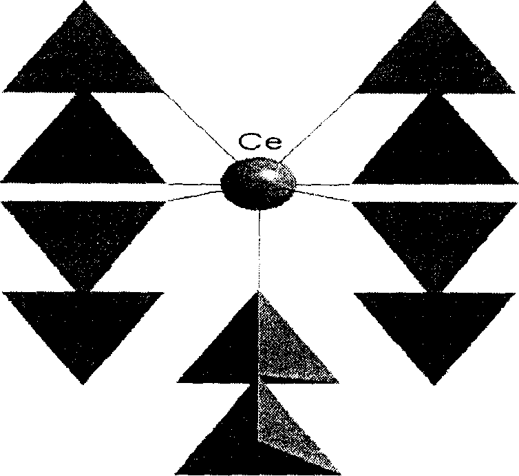 Cerium sodium phosphate crystal material capable of transmitting light of ultraviolet radiation