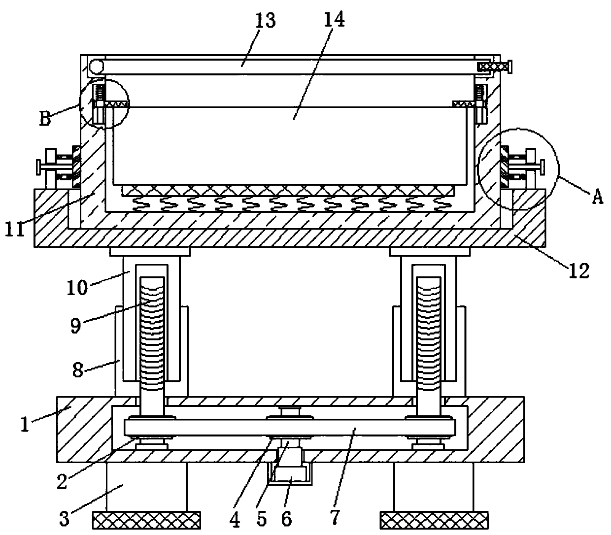 Power facility temporary mounting rack convenient for demounting and mounting