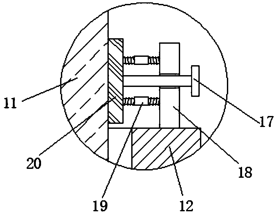 Power facility temporary mounting rack convenient for demounting and mounting