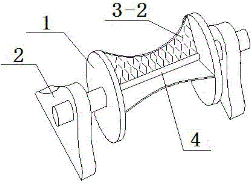 Automatic roller type concave cervical vertebra massaging rehabilitation device