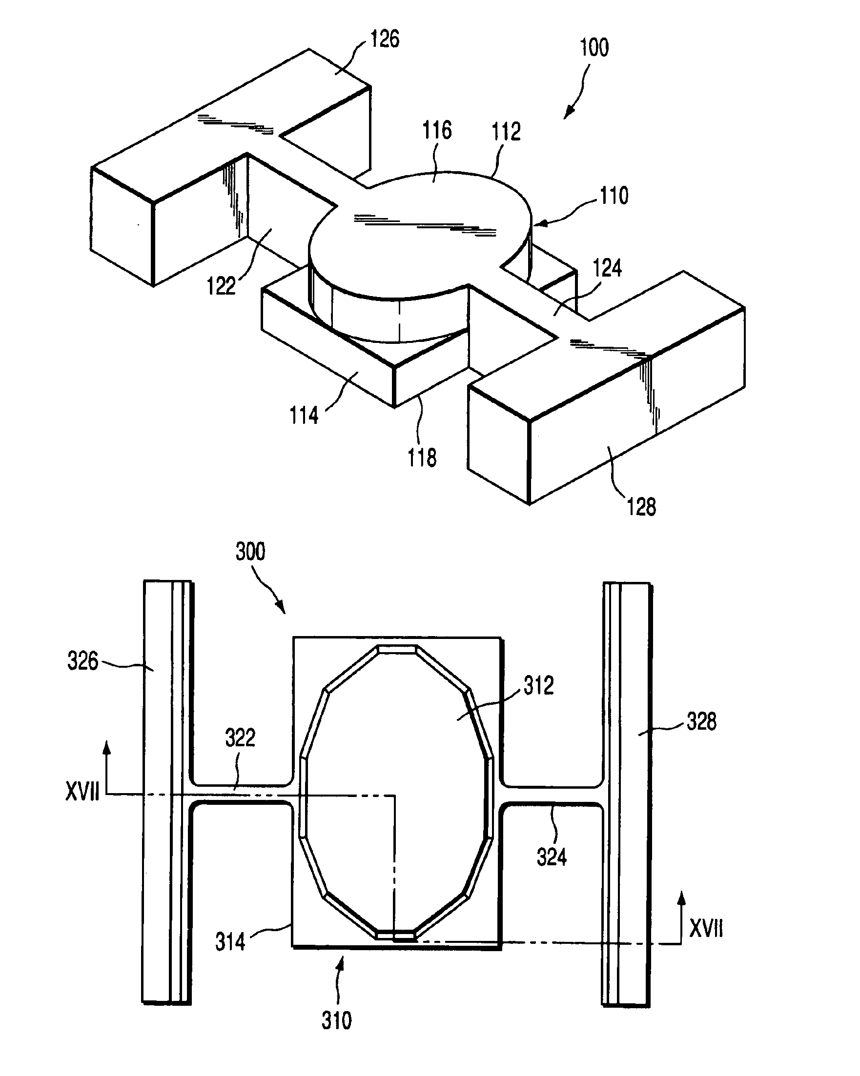 Mirror rocking member for optical deflector