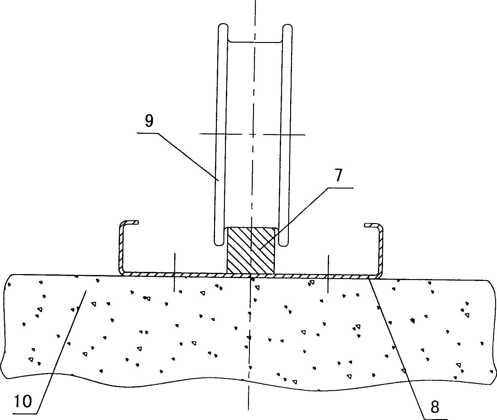 Track type screen cabinet transfer device