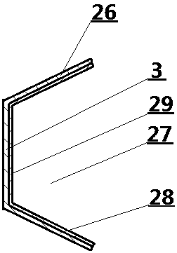 Device suitable for filling moso bamboos with nutrient soil